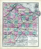 Ohio County Map - Hancock, Lucas, Ottawa, Sandusky, Seneca, Wood, Fayette County 1875